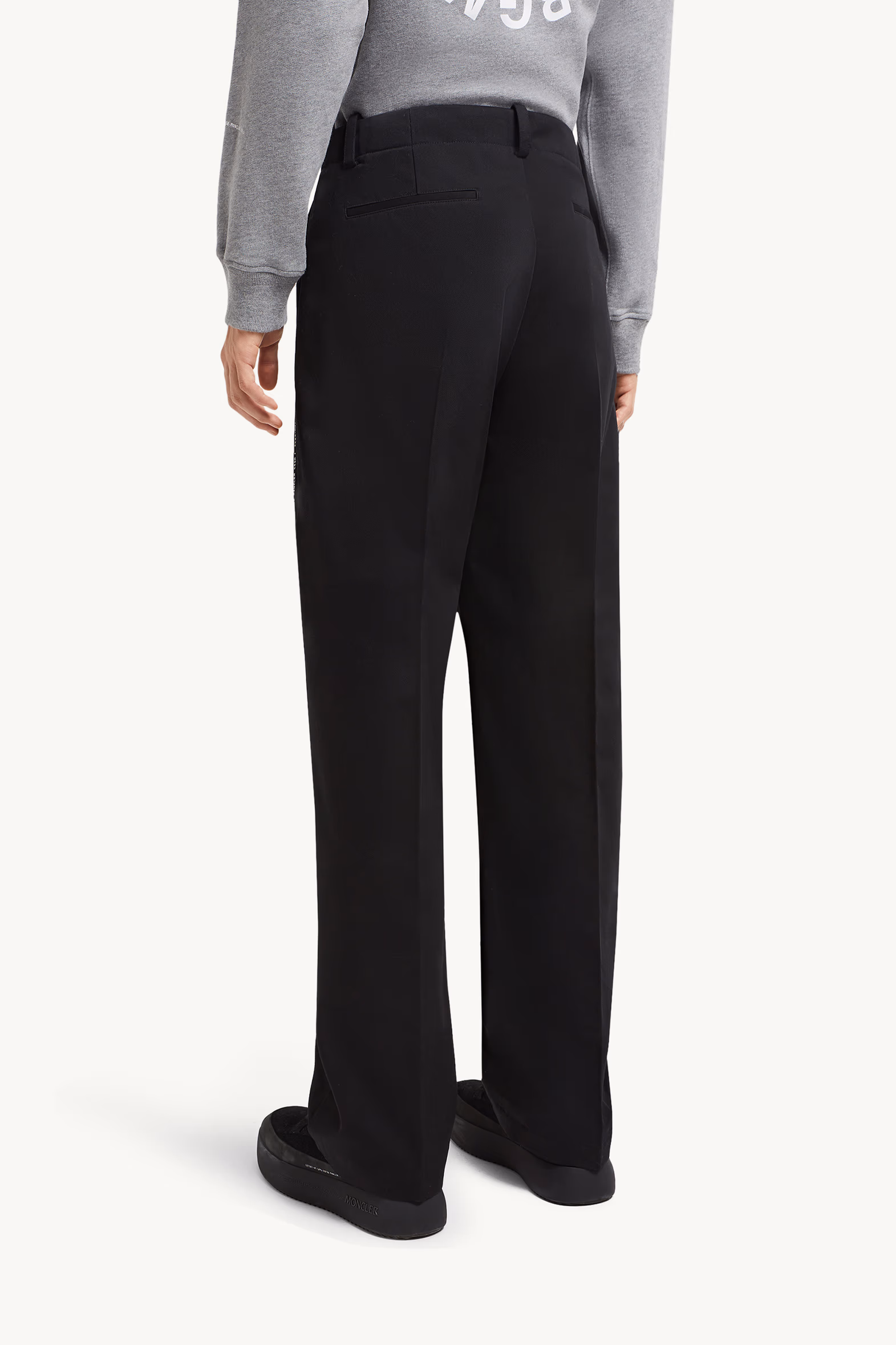 Pantalones de gabardina de algodón Moncler x FRGMT Hombre Negro Moncler 5